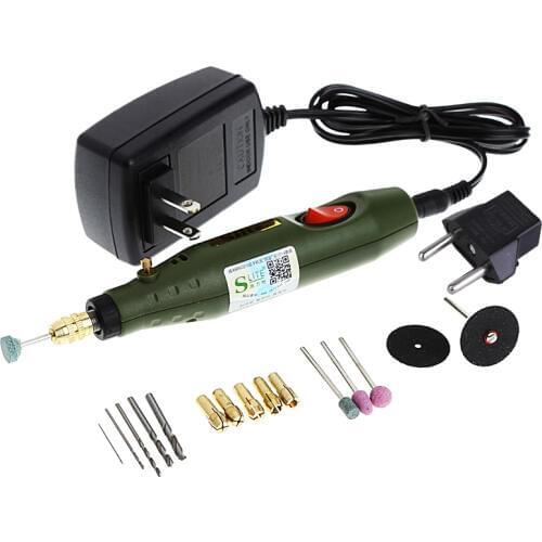 110V Power Tools Engraving Pen Mini Electric Grinder Polishing Machine Small Manual Drilling Machine Power Tools Us Plug