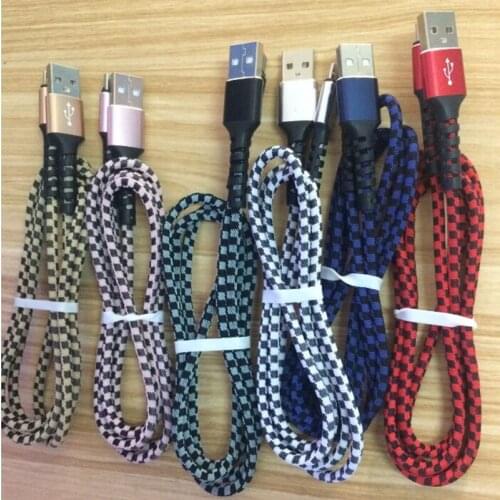 200pcs/lot 1M/3FT 2.2A Fast Charging Data Sync Micro USB Cable for Samsung galaxy s6 s7 s4 Xiaomi lg