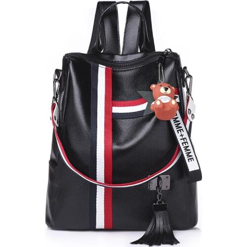 2020 Hot! Fashion WomenBackpack Female Travel Backpack Mochilas Womens Pu Leather Causal Designer Bag Ladies Shopper Bag