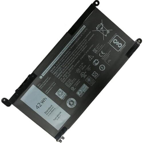 Hot Sale WDX0R Laptop Battery For Dell Inspiron 13 5000 5368 5378 7368 14 7000 7560 7460 5567 5770 15MF PRO-1508T WDXOR FW8KR