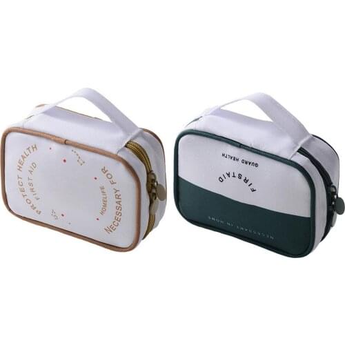 Emergency Medicine Storage Bag Home Pill Box Large Capacity Waterproof Divider Portable Package Organizer Outdoor Camping