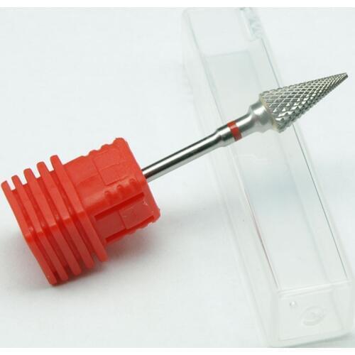 EasyNail~3/32 '' Fine Tungsten steel Nail Drill Bit nail file Carbide Nozzle Gel remover Nail Cleaner Millings Bit M0713