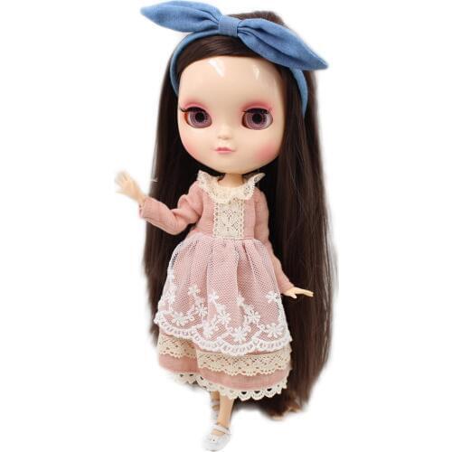 ICY DBS Doll Series No.BL0222 Brown straight hair with makeup Azone JOINT body 1/6 BJD ob24 anime girl
