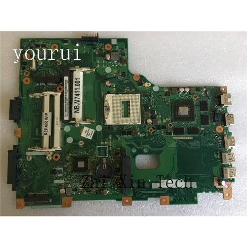 Yourui For Acer Aspire V3-772G Laptop motherboard NB.M7411.001 NBM7411001 EA/VA70 HW DDR3 100% Test ok