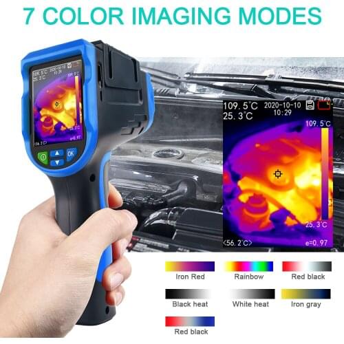 NF-523 USB Infrared Thermal Imager Portable Digital Display Heating Detector Handheld Imaging Camera for Temperature Measurement