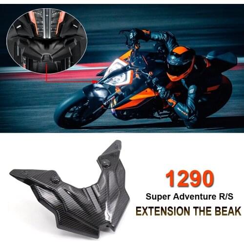Motorcycle 2021 2020 2019 2018 2017 Front Beak Wheel Fender FOR 1290 Super Adventure R/S/T Front Nose Fairing Cowl Carbon fiber