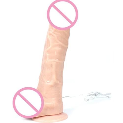 Realistic Big Cock Rotation Vibrating Penis Dildo Strong Sucktion Cup Sex Toys For Women Vagina Massage Vibrating Dildo Vibrator