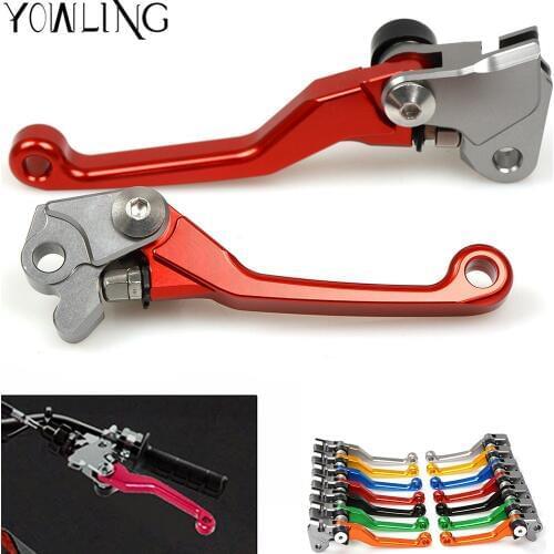 Pitbike CNC Brakes Clutch handle FOR HONDA CRF450R CRF 450R 2004 2005 2006 Aluminum Billet Pivot Foldable Brake Clutch Levers