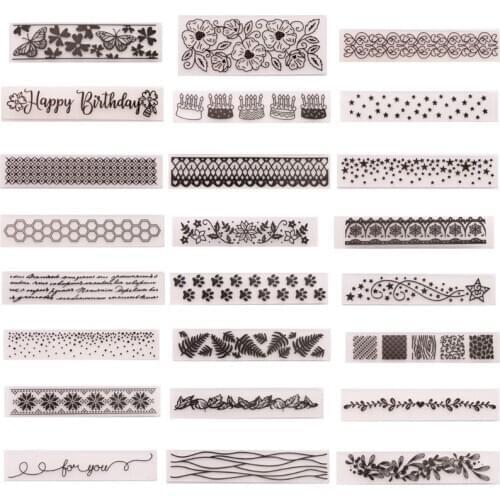 Happy Birthday Embossing Folder Stencil Template DIY Scrapbook Album Card Making