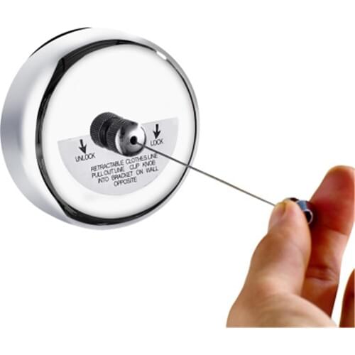 Wall Invisible Clothesline Retractable Clothes Rope for Indoor Balcony Quilt Drying Ropes Portable Hotel Clothes Dryer Hanger