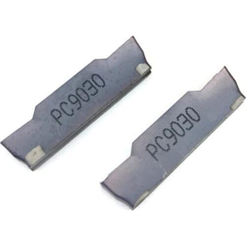 10PCS MGMN400 M PC9030 grooving carbide inserts MGMN 400 lathe cutter turning tool Parting and grooving tool Parting off