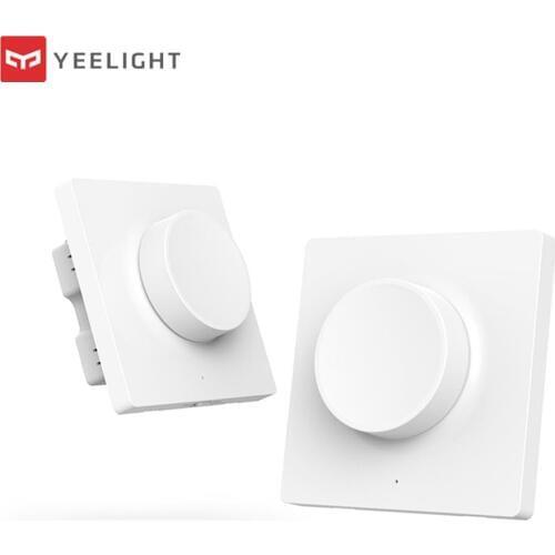 Yeelight Smart Dimmer Switch Intelligent Adjustment Off Light Still Work 5 In 1 Control Smart Switch