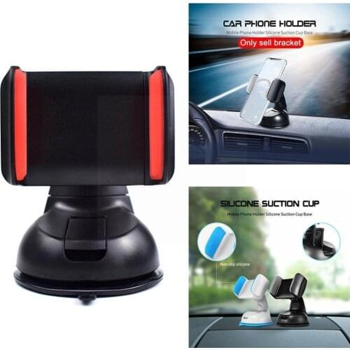 Universal Car Mobile Phone Holder 360 Degrees Rotation Holder Dashboard For Iphone Cell Stand Bracket Car Phone Suction Mou Y8G0