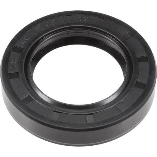Uxcell Oil Seal, TC 40mm x 65mm x 12mm, Nitrile Rubber Cover Double Lip