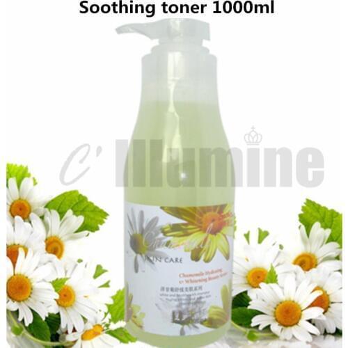 Chamomile Skin Cooling Repair sensitive skin Toner Make Up Water 1000g Sprayer Water Anti Aging Cosmetics Beauty Salon Products