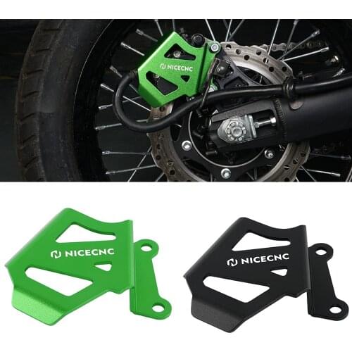 NiceCNC Motorcycle Rear Brake Caliper Guard Protector For Kawasaki KLR650 KLR 650 2008-2018 2009 2010 2011 2012 2013 2014 2015