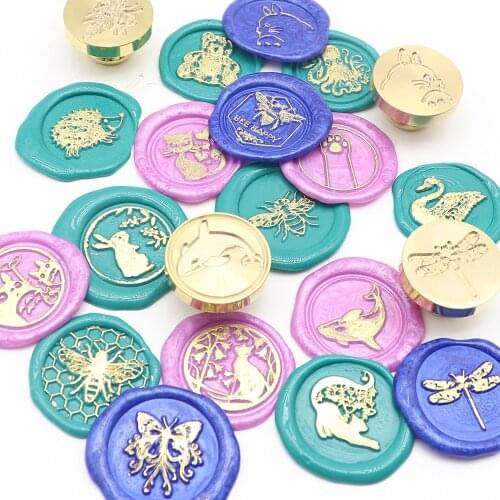 Animal Wax Seal Stamp Rabbit Cat Bee Sealing Stamp Head For Wedding invitations Cards Envelopes Gift Packaging Scrapbooking