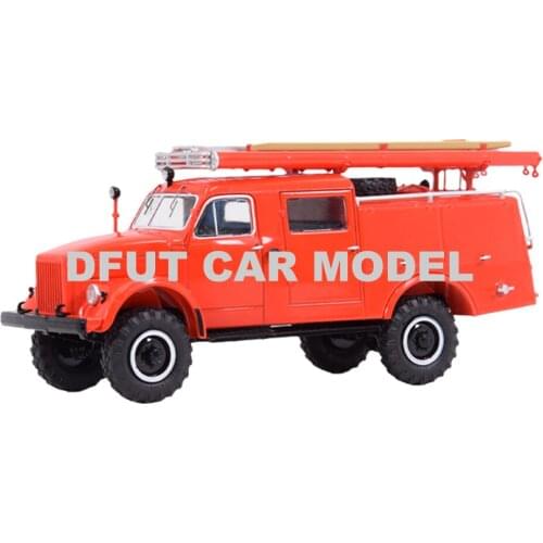 1:43 Alloy Pull Back Toy Soviet GAZ PMG-19 fire engine Car Model Of Childrens Toy Car Original Authorized Authentic Kids Toys
