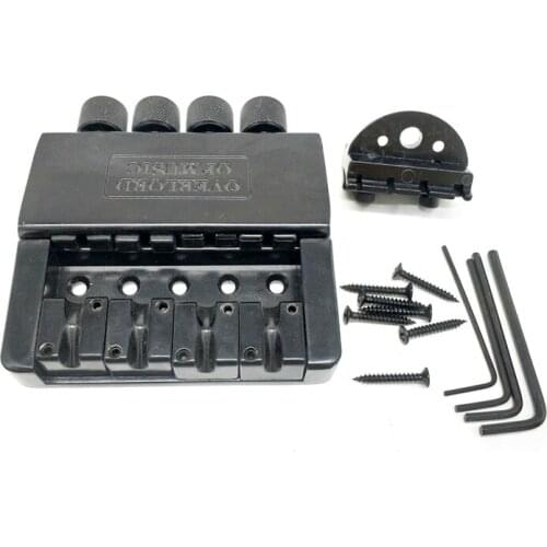 1 Set 4 String Headless Bass Guitar Bridge System Electric Bass Part for Headless Electric Bass Replacement