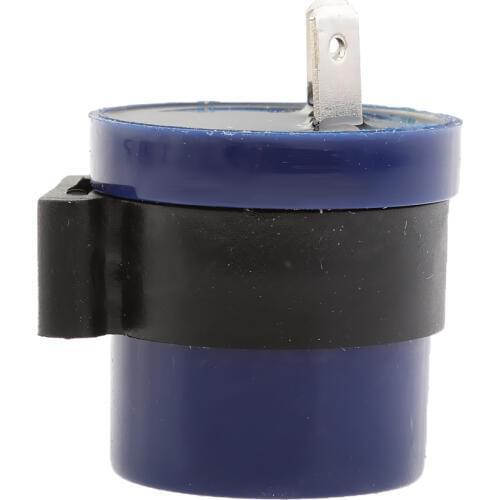 1 Pcs Motorcycle Motor Turn Signal Blinker Electronic Flasher Relay Flash 6-12V 2-Pin 8W For Yamaha Honda Kawasaki Suzuki Etc