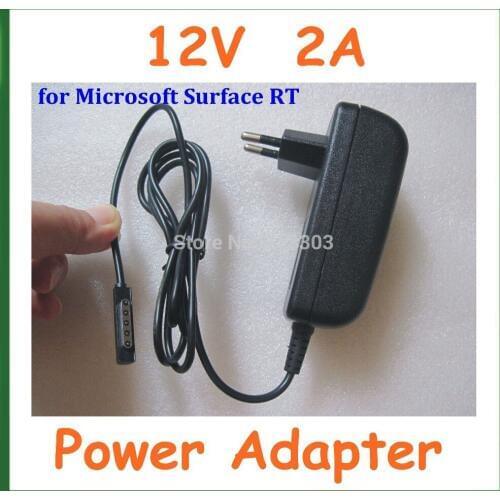10pcs 12V 2A Wall Charger EU US plug for Microsoft Surface RT 10.6 Tablet PC Power Supply Adapter High Quality