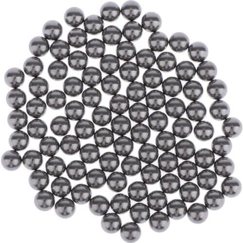 100 Pieces 5 mm Corrosion- Resistant Stainless Steel Nail Polish Mixing Agitator Balls, Assorted Loose Bicycle Bearing Balls