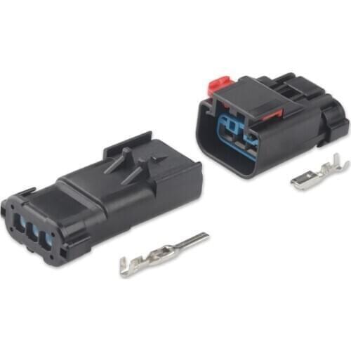 50-100 Sets 54200308 54200312 Headlight Wiring Connector Pigtail FCI Apex 2.8mm Waterproof Automotive Plugs 3 Pin Female Male