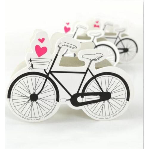 50pcs Candy Boxes Bicycle Candy Box Party Favour Wedding Decoration Mariage Favor Gifts Box Baby Shower Favors Gifts Boda