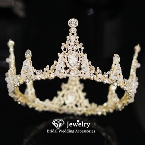 CC Women Crown Wedding Accessories Engagement Hair Ornaments Bridal Hairbands Childrens Mini Crowns Party Gifts Headpiece xy437