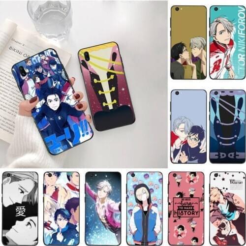 Anime Yuri on ice Soft Phone Case Cover For Vivo Y91c Y17 Y51 Y67 Y55 Y7s Y81S Y19 V17 vivos5
