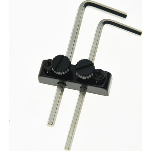 KAISH Black guitar bass Allen Wrench Holder with Allen Keys Fits for Floyd Rose