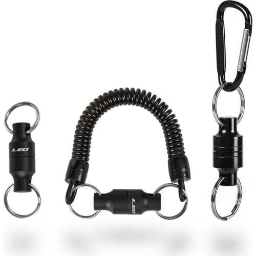 Fly Fishing Magnetic Net Release Holder With elasticity Strap Magnet Buckle Net Gear Fishing Tackle equipment