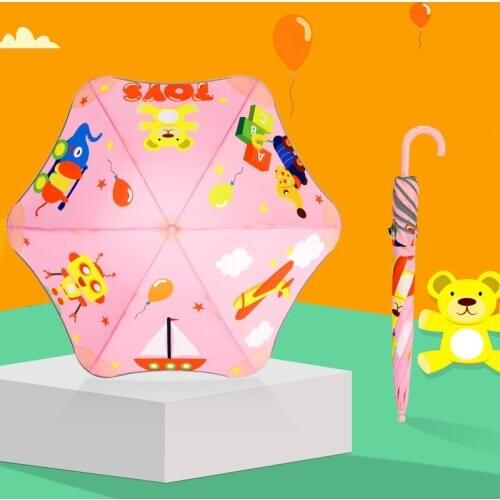 Childrens Boy Girl Child Elementary Student Folding Princess Light Kindergarten Baby Automatic Umbrella