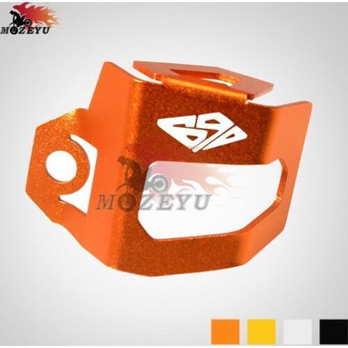 For 690 Motorcycle CNC Rear Brake Fluid Reservoir Guard Cover Protect