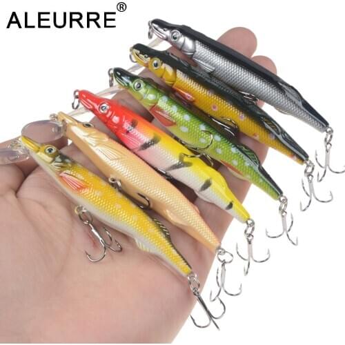 Erkbait Minnow Hard/Trout/Pike/Fish/Surface/Trolling Lures For Fishing Bait/Tackle/Wobblers Bass Fishing Artificial Baits Sea