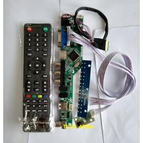 Kit for LP156WH3(TL)(BC) USB HDMI 15.6" Panel Screen 1366X768 40pin LVDS VGA remote LCD LED TV AV Controller driver board