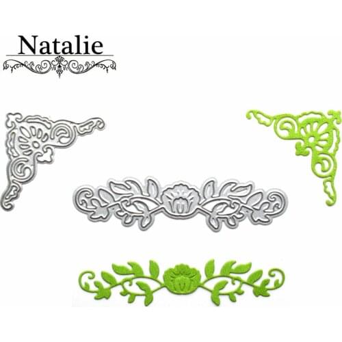 Lace Vine Rattan Edge Metal Cutting Dies Stencils DIY Scrapbooking Album Decorative Embossing Paper Cards Die Cutting Template