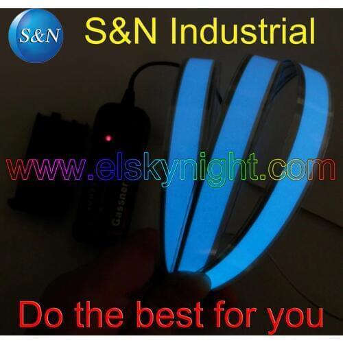 3VDC 2AA Blue 1X100CM el tape el wire el strip for car,house,party,dispaly,holiday,fest and model decoration free shipping