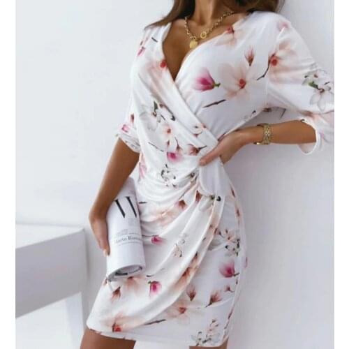 Летние платья с запахом MACVARIL China At AliExpress