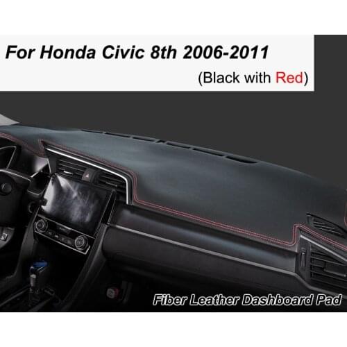 For Honda Civic 8 2006~2011 Anti-Slip Mat Dashboard Cover Pad Sunshade Dashmat Protect Carpet Car Accessories