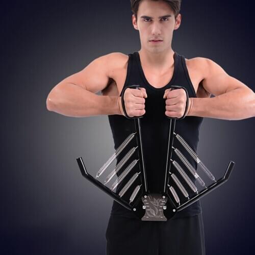 Strength Of Arm Adjustable Arm Power Strength Bar Fitness Exercising Power Twisters Practical Hand Grip Chest Expander Apparatus