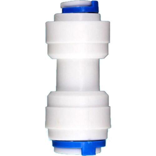 1 PCS 3/8" to 1/4"Tub OD Quick Connect Tube Fittings I-Type Straight Connector for RO Water Systems Water Purifier Accessories
