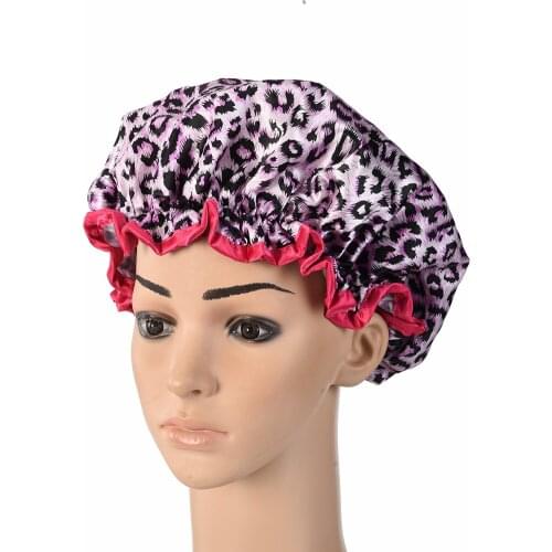 Waterproof Shower Cap High-quality Thicken Bath Hat Bathing Cap For Women Spa Bathing Accessory Hair Salon Bathroom accepted