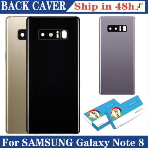 100% Original for SAMSUNG Galaxy Note 8 N950 N950F N9500 SM-N950F Battery Back Cover Door Housing Camera Glass note8 Back Glass