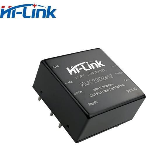 2pcs/lot free shipping 24Vdc to 12Vdc 20W power converter single output style paypal accepted