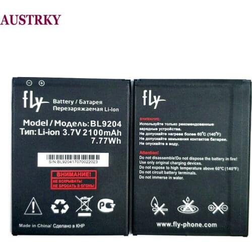 2020 New 2100mAh battery Replacement for FLY BL9204 FF.02.522F04 FS517 Cirrus 11 mobile phone