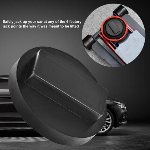 2021 New 1pcs/set Rubber Jacking Black Durable Jack Pad Adaptor for BMW Jack Lift Adapter Jack Point Pad Adapter