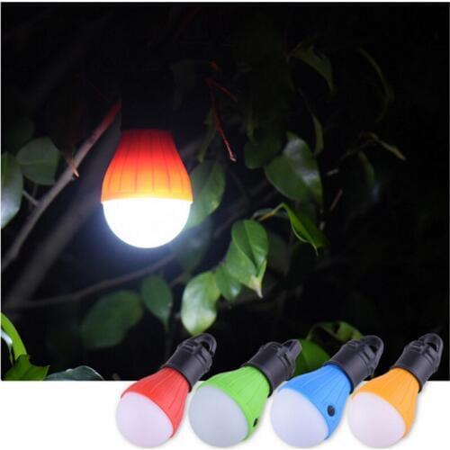 3leds portable hook mini emergency camping signal bulb lighting/Outdoor tent waterproof spherical camping lighting