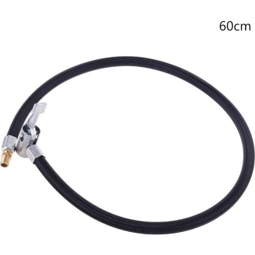 Tire Inflator Hose Adapter Locking Air Chuck twist-on with standard fine thread