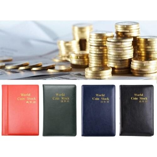 60 Pockets Coins Holder Album Money Storage Book Organizer Coin Collection Album